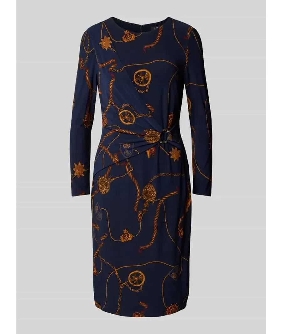 obrazek 1 LAUREN RALPH LAUREN Sukienka codzienna 250957702 Granatowy Slim Fit