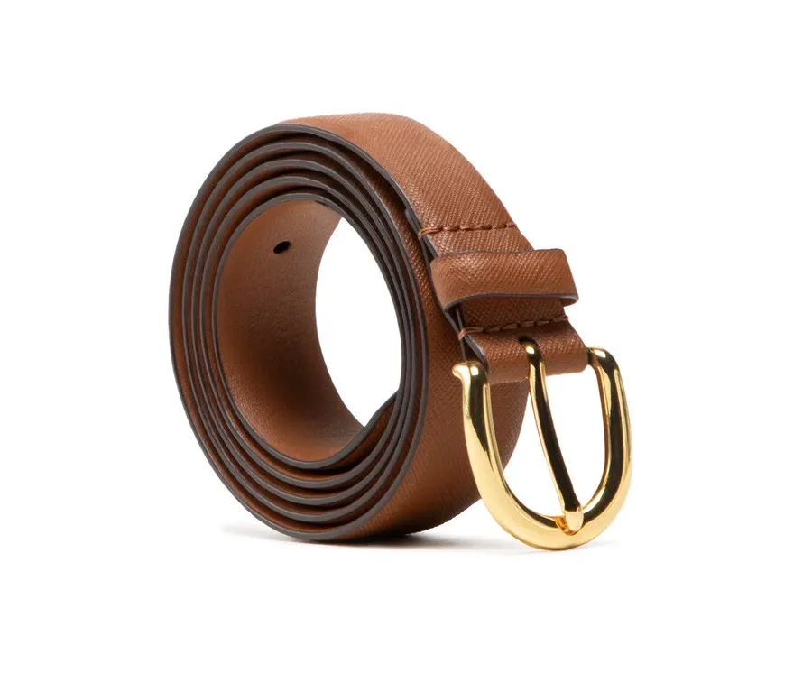 obrazek 1 Lauren Ralph Lauren Pasek Damski Charm Classc 412802952005 Brązowy LAUREN RALPH LAUREN