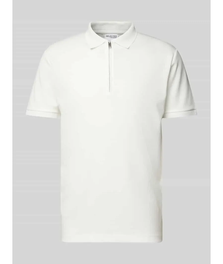 obrazek 1 Selected Homme Polo Fave 16079026 Biały Regular Fit
