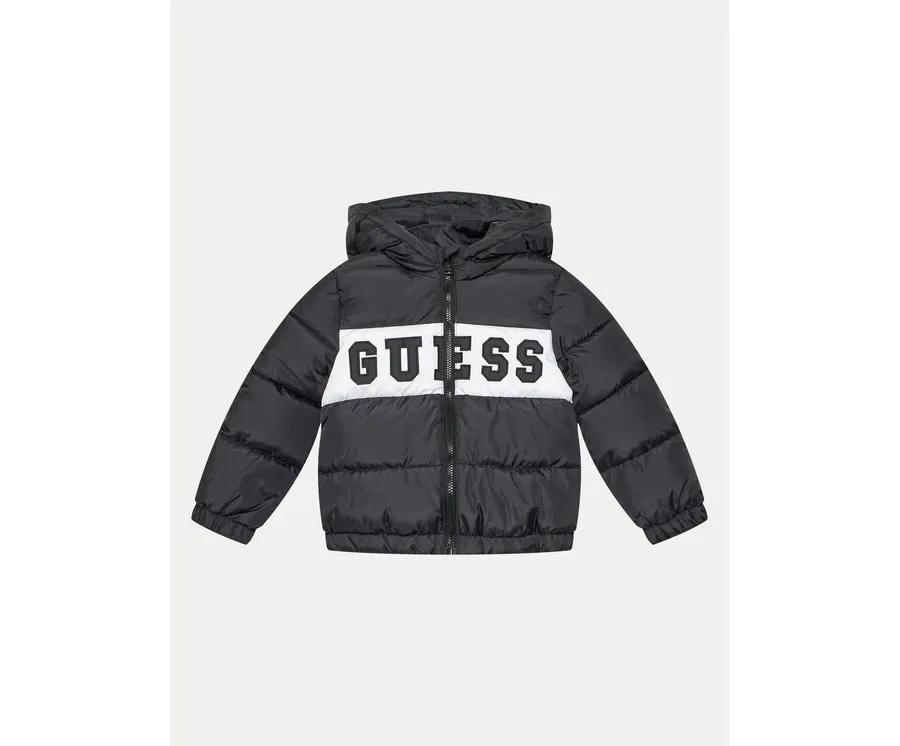 obrazek 1 Guess Kurtka puchowa N4YL10 WGB60 Czarny Regular Fit