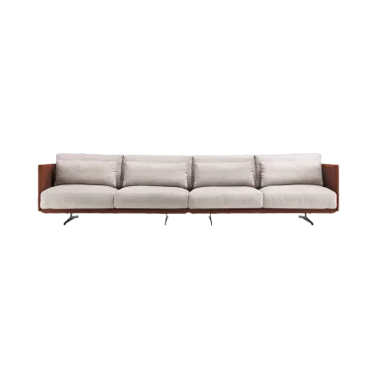 Zdjęcie Szara elegancka sofa do salonu – Daytona