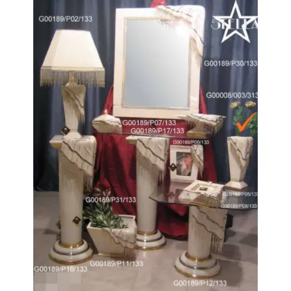 Picture Decorative ceramic vase with pearls