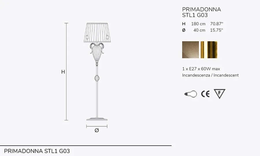 obrazek 4 Awangardowa lampa stojąca do luksusowych wnętrz