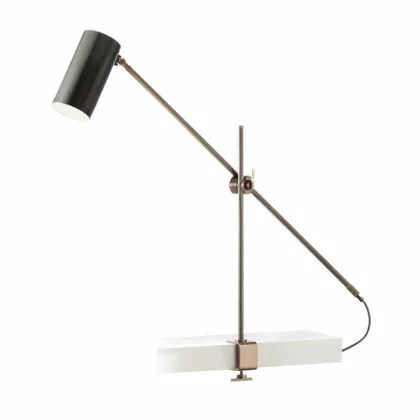 Zdjęcie Mosiężna lampka stołowa z wykończeniem z brązu - Luxury Products