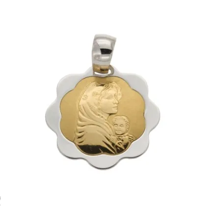 Zdjęcie Piękna Madonna z Dzieciątkiem wym.17x17mm.