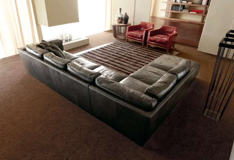 obrazek 3 Luksusowa sofa z litego drewna wykończenie do wyboru - Ulivi Salotti