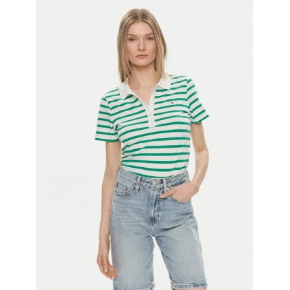 Zdjęcie Tommy Hilfiger Polo 1985 WW0WW39530 Zielony Slim Fit