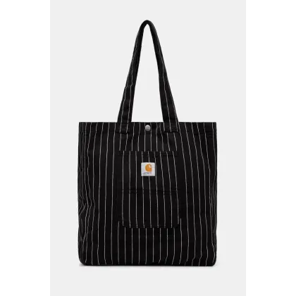 Zdjęcie Carhartt WIP torba bawełniana Hendry Tote kolor czarny I034788