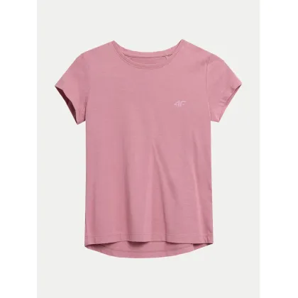 Zdjęcie 4F T-Shirt 4FJWSS24TTSHF1110 Różowy Regular Fit