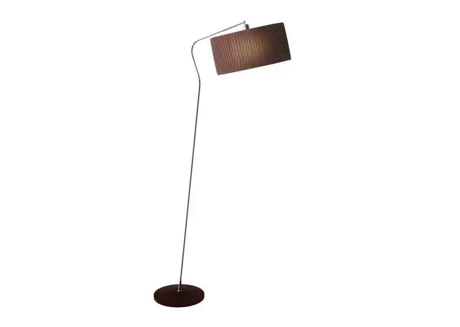 obrazek 1 Ekskluzywna mosiężna lampa ze stylowym brązowym abażurem - Luxury Products