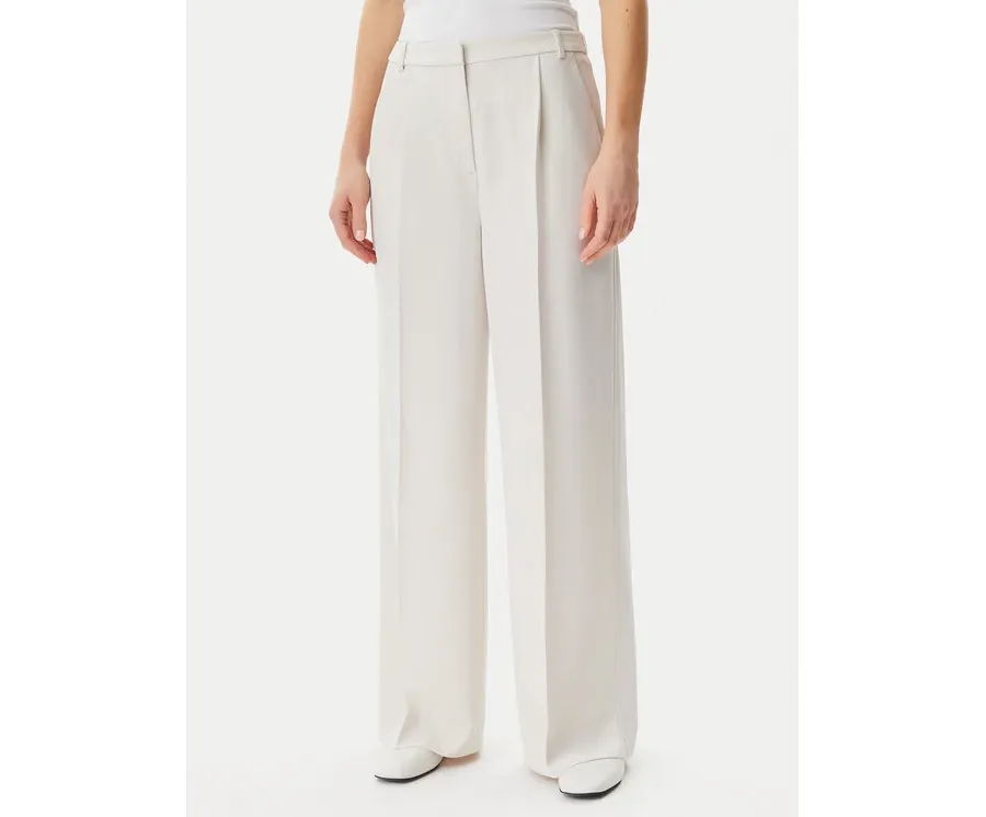 obrazek 1 Calvin Klein Spodnie materiałowe Travel Twill K20K208214 Szary Wide Leg