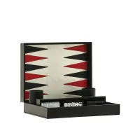 Zdjęcie Luksusowe pudełko do gry w tryktrak wykonane ze skóry