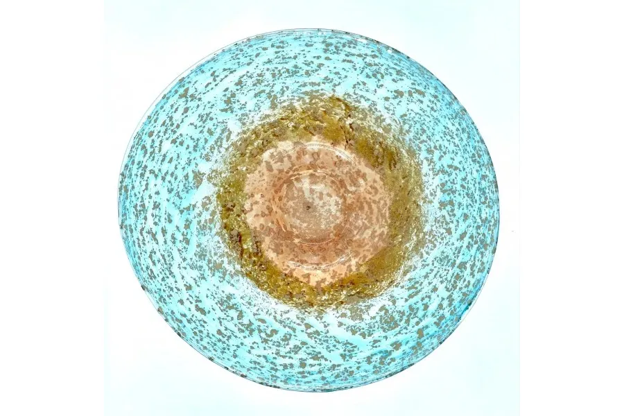 obrazek 1 Ekskluzywny dekoracyjny talerz z serii Ziemia i Woda - wspaniała dekoracja na prezent dla wyjątkowej osoby