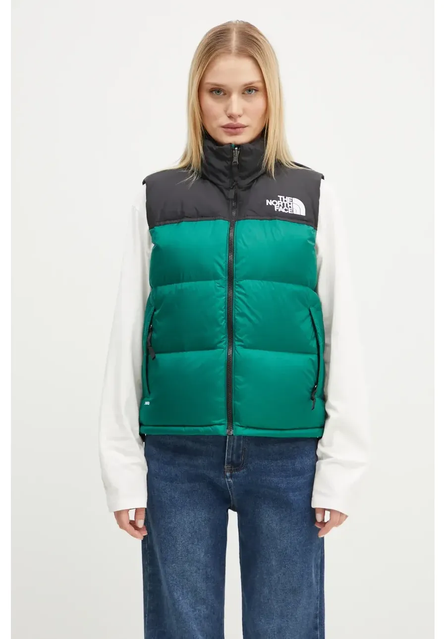 obrazek 1 The North Face bezrękawnik puchowy 1996 Retro Nuptse damski kolor zielony zimowy NF0A3XEPNL11