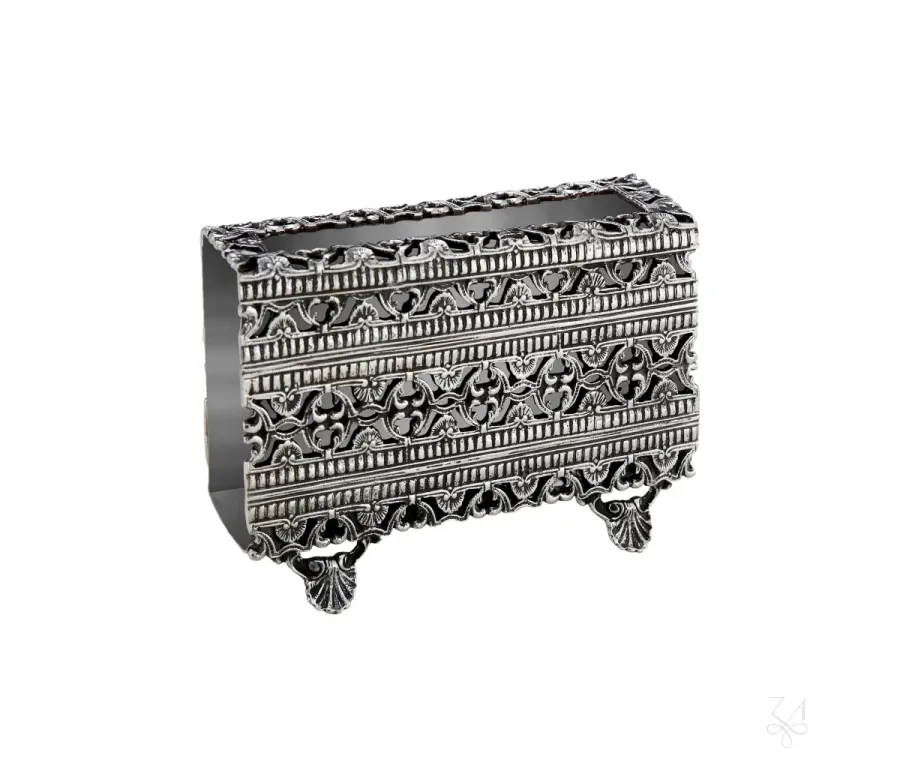 picture 1 Beautifully decorated silver matchbox - Zaramella Argenti