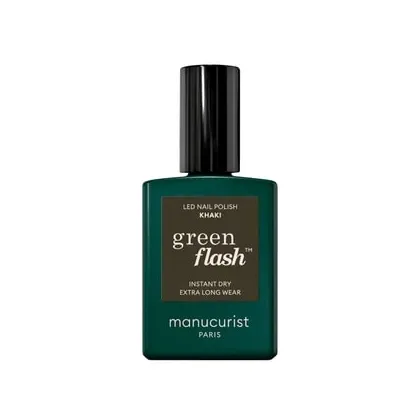 Zdjęcie manucurist Green Flash Lakier do paznokci w żelu 15 ml Khaki