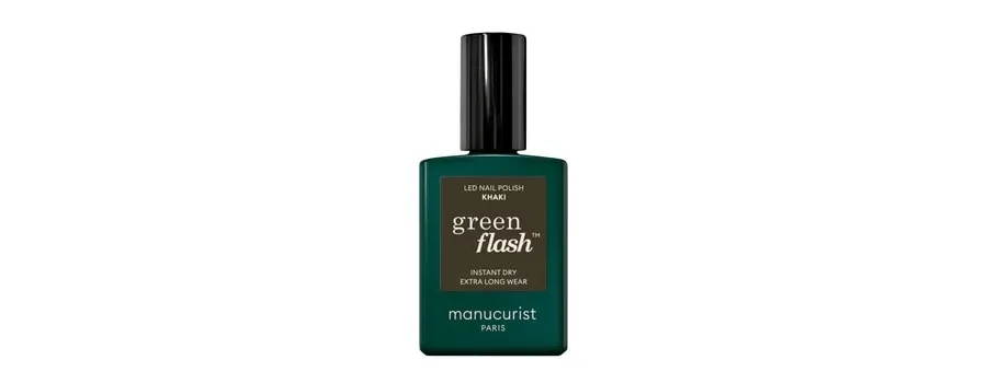 obrazek 1 manucurist Green Flash Lakier do paznokci w żelu 15 ml Khaki