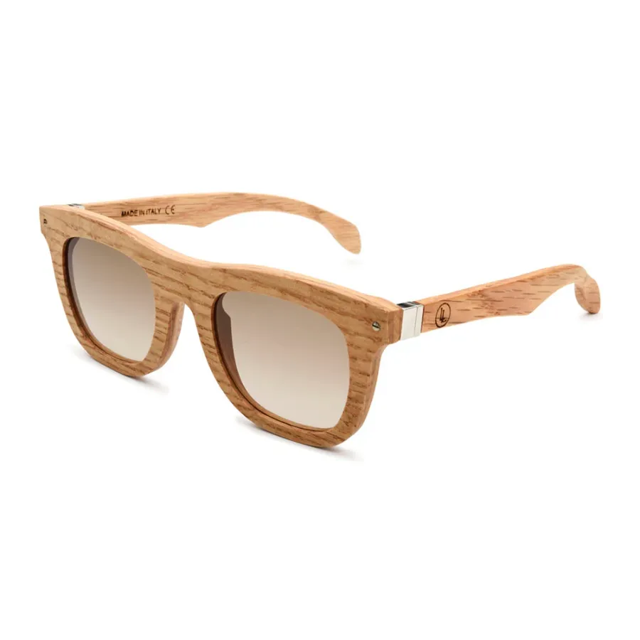 obrazek 2 Dębowe okulary o kwadratowym kształcie dla niego - Legno Light
