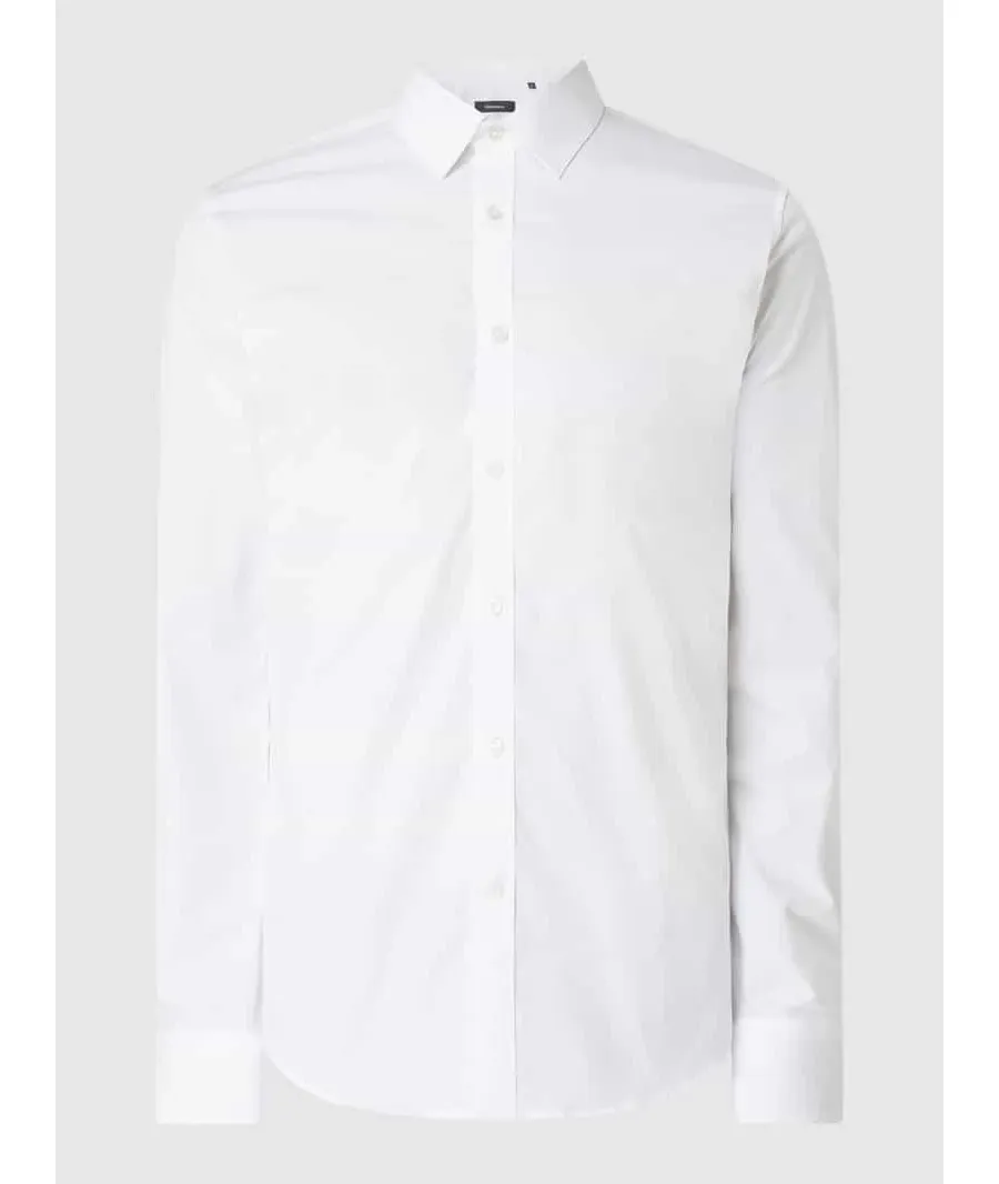 obrazek 1 Koszula biznesowa o kroju slim fit z dodatkiem streczu model ‘Robo’