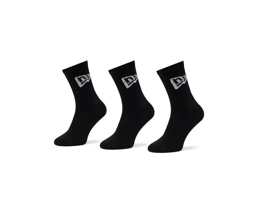 obrazek 1 New Era Zestaw 3 par wysokich skarpet unisex Flag Crew 13113643 Czarny