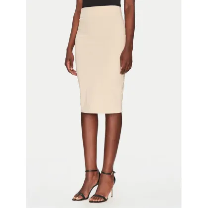 Zdjęcie ViCOLO Spódnica ołówkowa TD0093 Beżowy Regular Fit