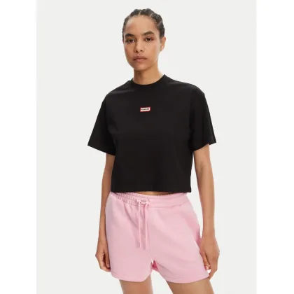 Zdjęcie Hunter T-Shirt Leona HARW0070251 Czarny Boxy Fit