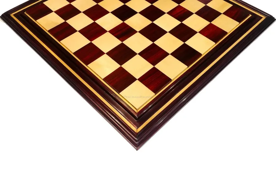 obrazek 2 Stylowa plansza do królewskiej gry z naturalnym wykończeniem Glossy & Matt - The Chess Empire