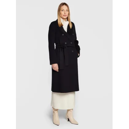 Zdjęcie Marella Płaszcz wełniany Offerta 30160128 Granatowy Regular Fit