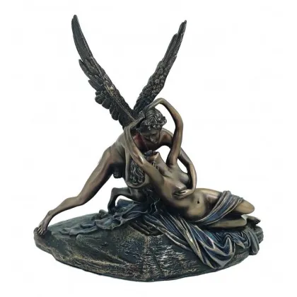 Zdjęcie Dekoracyjna statuetka Kupidyn i Psyche