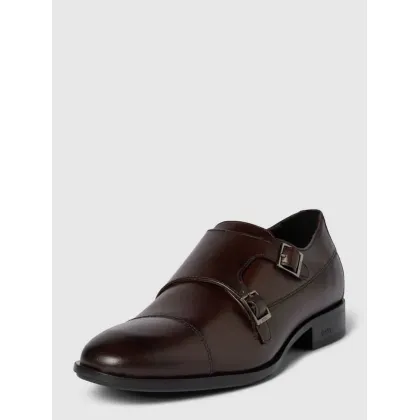 Zdjęcie Buty skórzane z paskiem monk strap model ‘Colby’