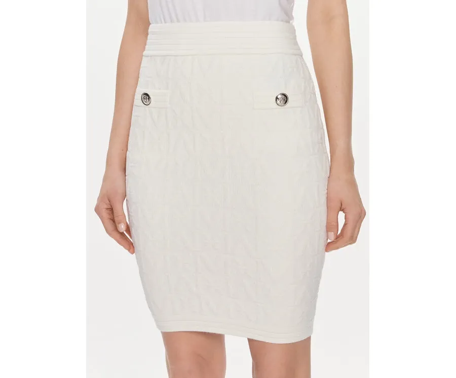 obrazek 1 Guess Spódnica ołówkowa 4RGD00 5661Z Beżowy Slim Fit