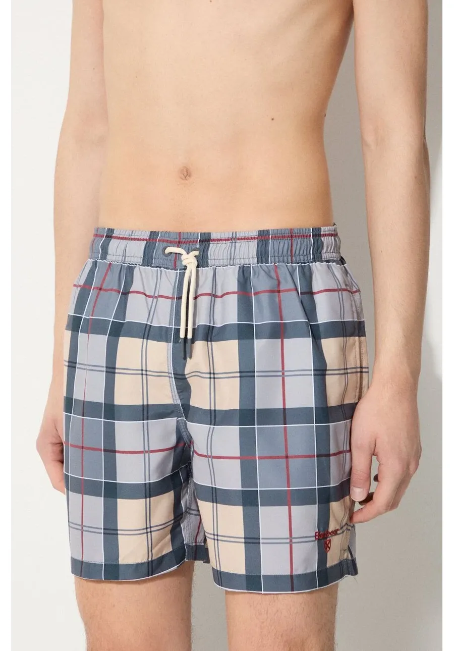 obrazek 1 Barbour szorty kąpielowe Staple Tartan kolor beżowy MSW0065