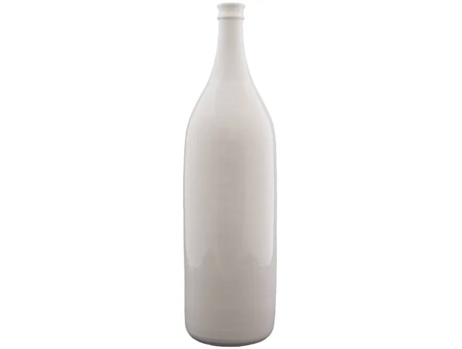 obrazek 1 Wysoka ceramiczna biała butelka 51 cm - Virginia Casa