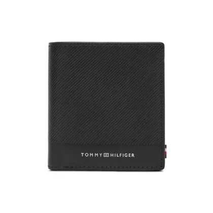 Zdjęcie Tommy Hilfiger Duży Portfel Męski Th Foundation Trifold AM0AM13510 Czarny