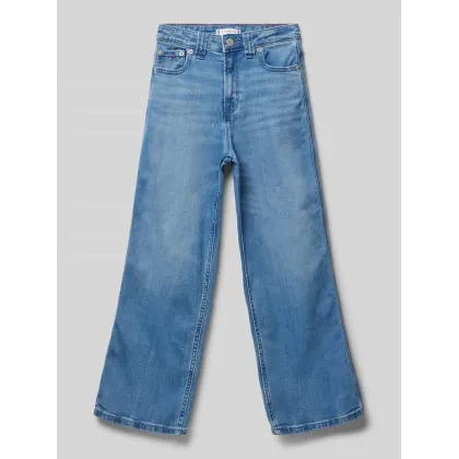 Zdjęcie Jeansy o kroju straight leg z 5 kieszeniami model ‘MABEL’