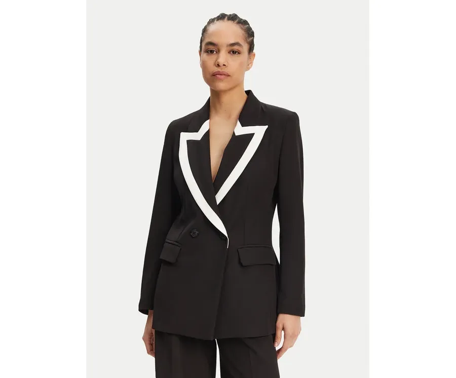 obrazek 1 Maryley Marynarka 25EB189/43NB Czarny Regular Fit