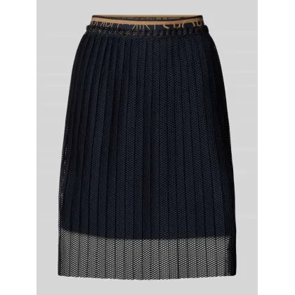 Zdjęcie Spódnica o długości do kolan z efektem dwóch warstw