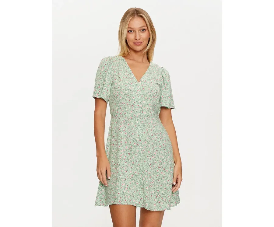 obrazek 1 Vero Moda Sukienka letnia Alba 10292845 Zielony Regular Fit