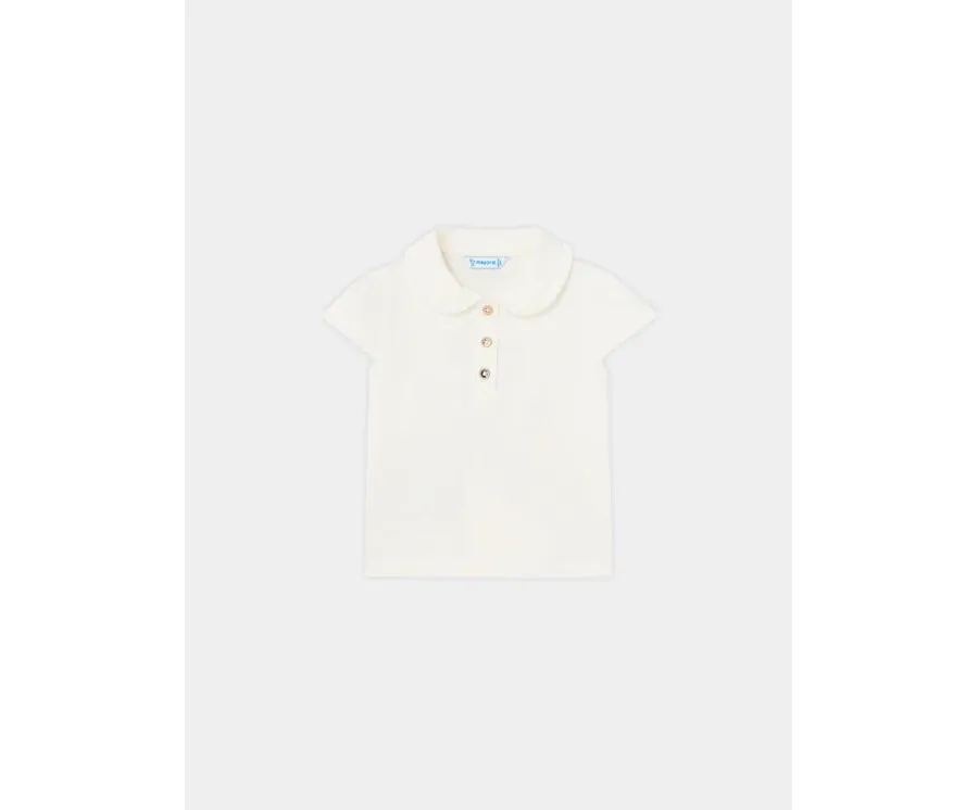 obrazek 1 Mayoral Polo 1101 Écru Regular Fit