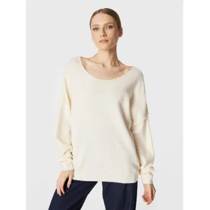 Zdjęcie American Vintage Sweter Damsville DAM225H22 Écru Relaxed Fit