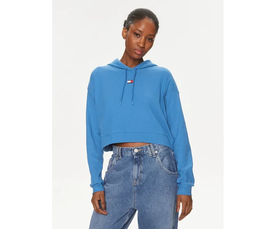 obrazek 1 Tommy Jeans Bluza Herritage UW0UW05153 Niebieski Regular Fit