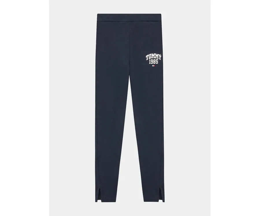 obrazek 1 Tommy Hilfiger Legginsy Varsity KG0KG07310 Granatowy Slim Fit