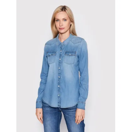 Zdjęcie Guess Koszula W2GH75 D4NA1 Niebieski Slim Fit