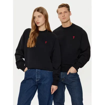 Zdjęcie AMI PARIS Bluza BFUSW005.747 Czarny Regular Fit