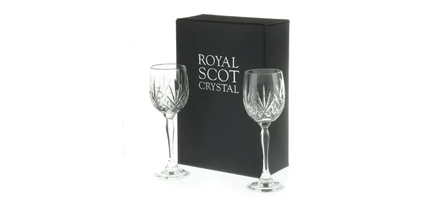 obrazek 1 Royal Scot Crystal Kieliszki Highland do Wina Małe 2szt