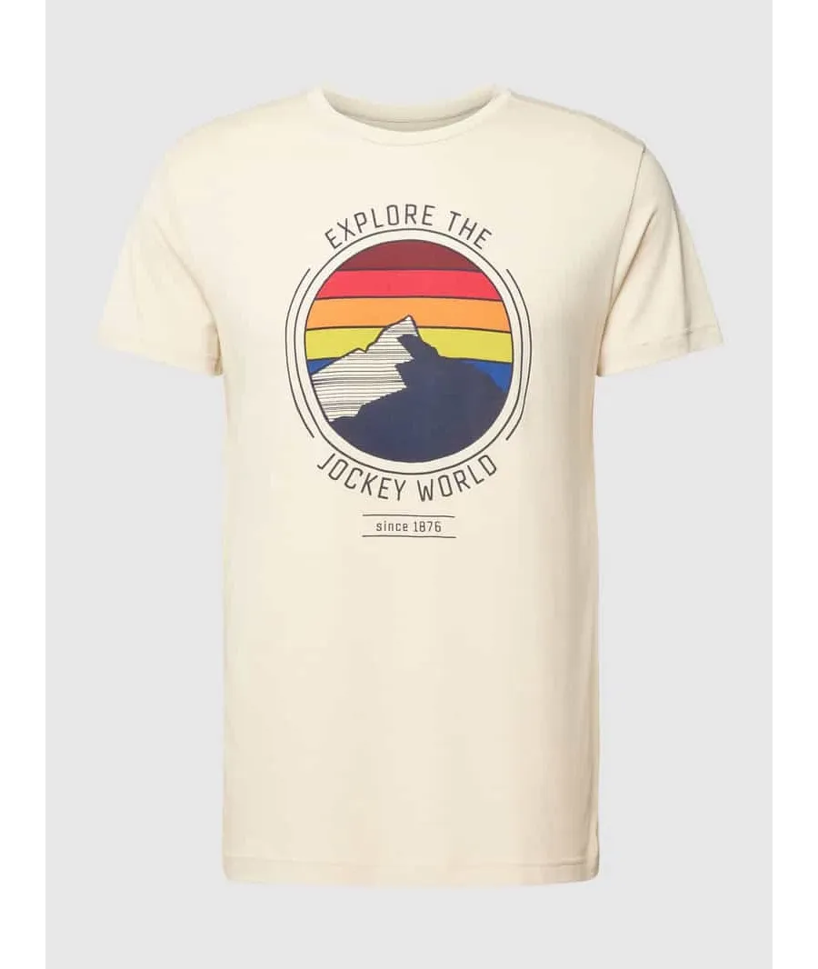 obrazek 1 T-shirt z nadrukiem z motywem model ‘Night & Day’