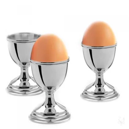 Zdjęcie Stylowy srebrny kieliszek do jajek - Zaramella Argenti