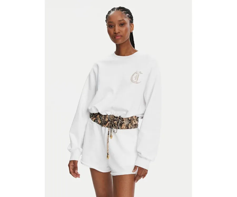obrazek 1 Just Cavalli Bluza 78PAIE01 Biały Regular Fit