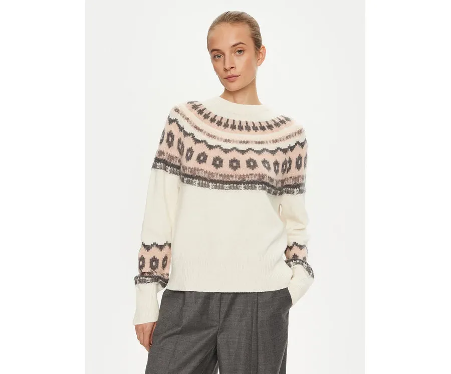 obrazek 1 Marella Sweter Dito 2423366182 Écru Relaxed Fit