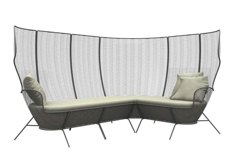 obrazek 1 Włoska sofa rogowa o nowoczesnym wzornictwie